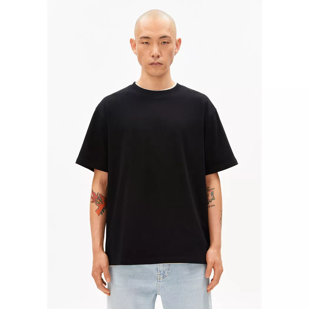 ARMEDANGELS T-Shirt JAAMES schwarz   S herren