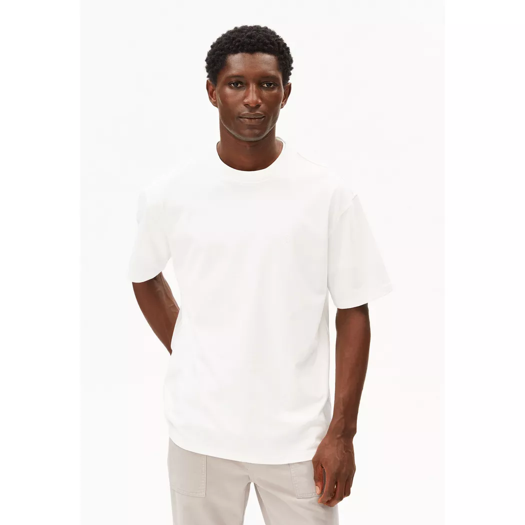 ARMEDANGELS T-Shirt MAARKOS weiss   L herren