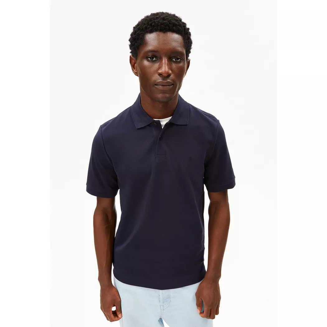 ARMEDANGELS Poloshirt MAARIO blau   M herren