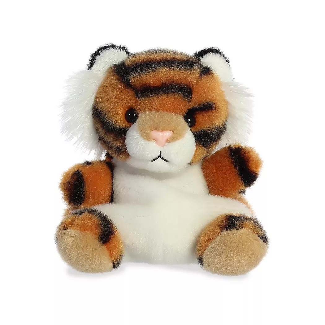 Aurora Palm Pals Tiger Plush Toy Brown 13cm