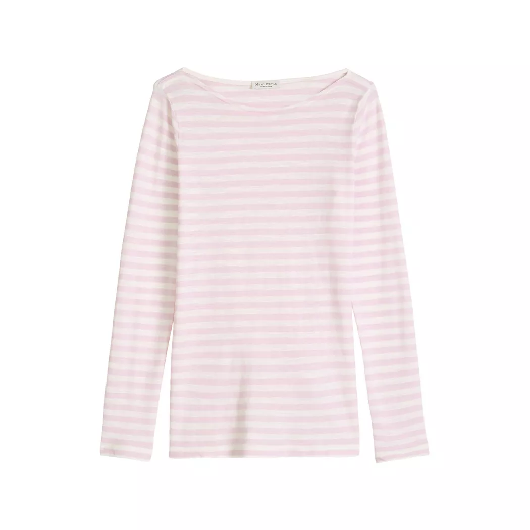 Marc O' Polo - T-Shirt, langarm, für Damen, Rosa, Größe XS