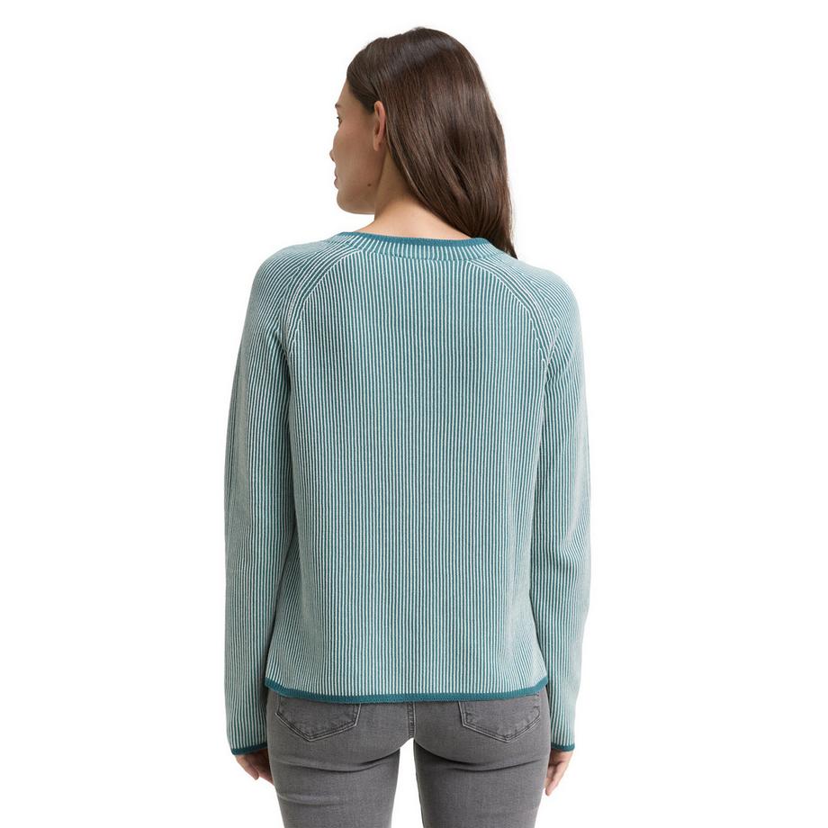 TOM TAILOR Maglione a maniche lunghe a righe  