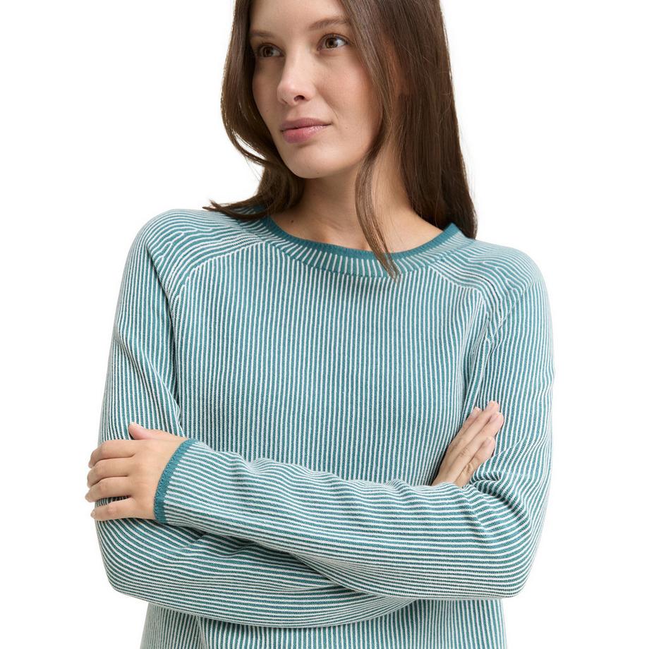 TOM TAILOR Maglione a maniche lunghe a righe  