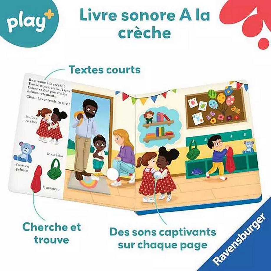 Ravensburger  Livre sonore : A la crèche, français 