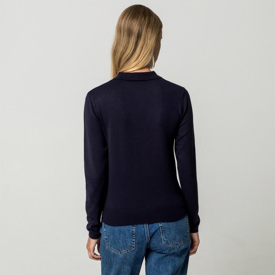 Manor Woman Pull Polo Manches Longues  