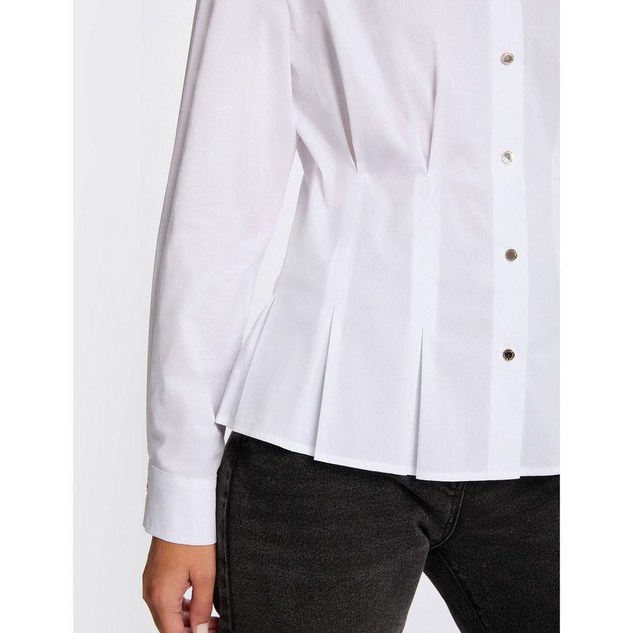 MORGAN Chemisier à manches longues avec plis  