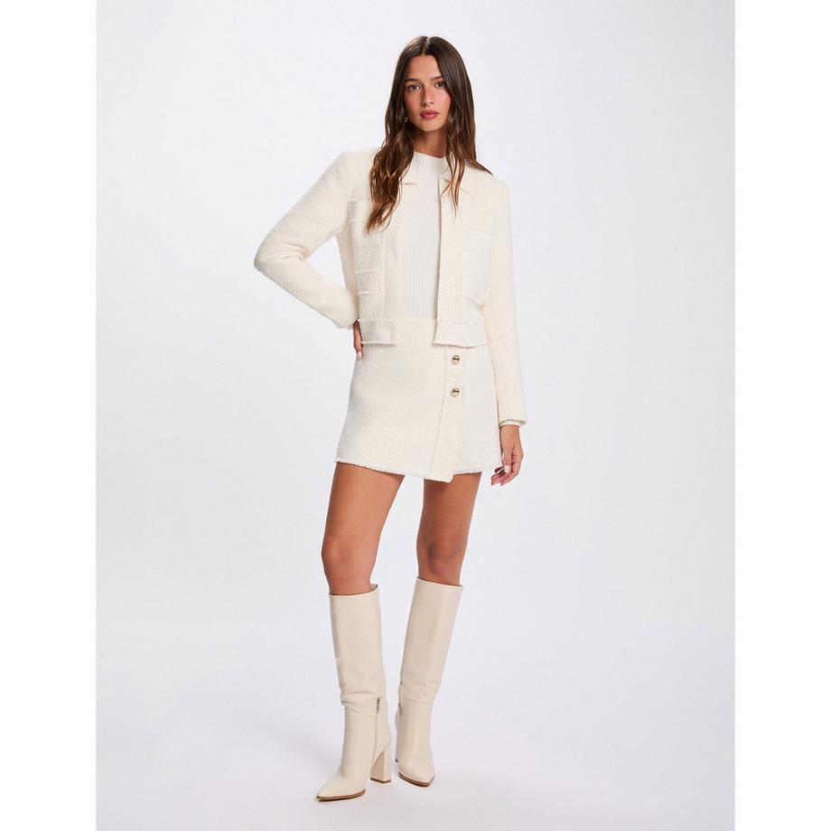 MORGAN Tweed Mini Wickelrock  