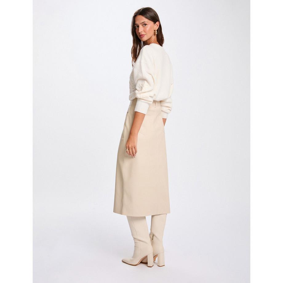 MORGAN Midi Rock mit aufgesetzten Taschen  