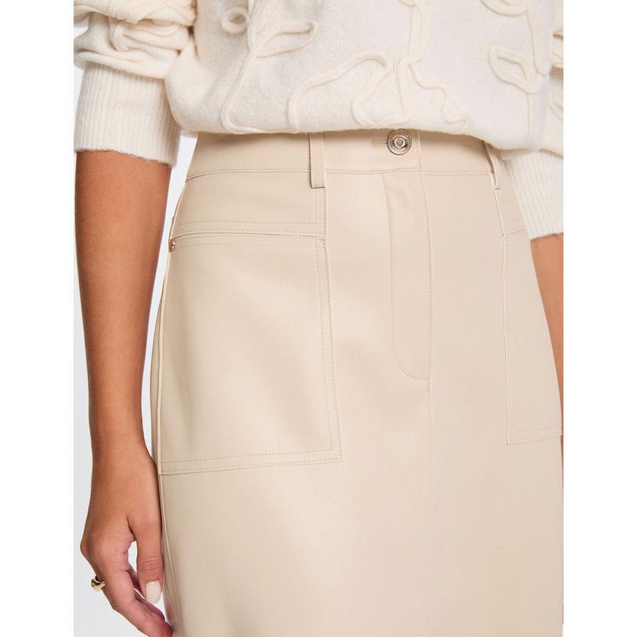 MORGAN Midi Rock mit aufgesetzten Taschen  