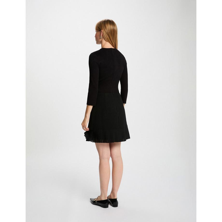 MORGAN Robe Courte avec Ceinture Décorative  