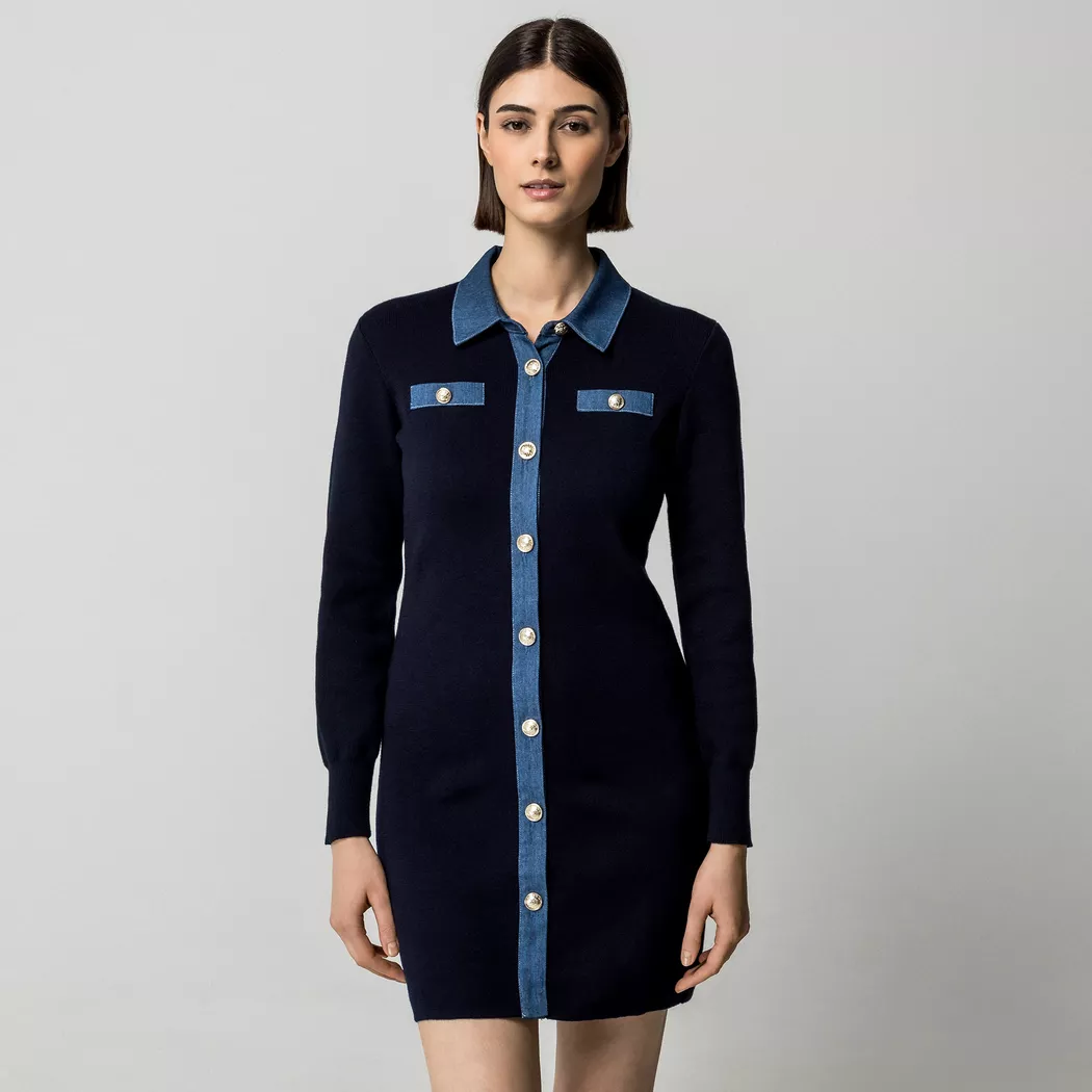 Morgan - Kleid, für Damen, Blau, Größe M