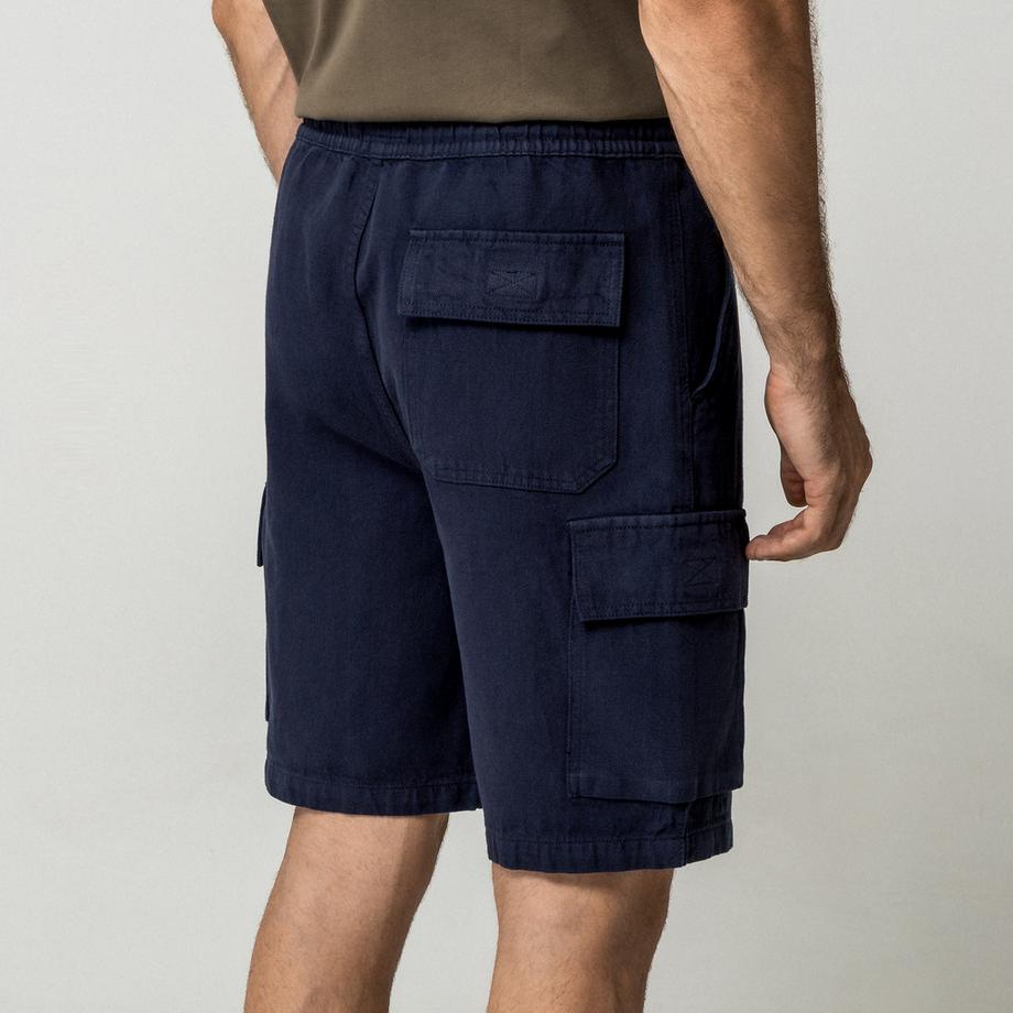 Manor Man Short Cargo con Coulisse in Vita  
