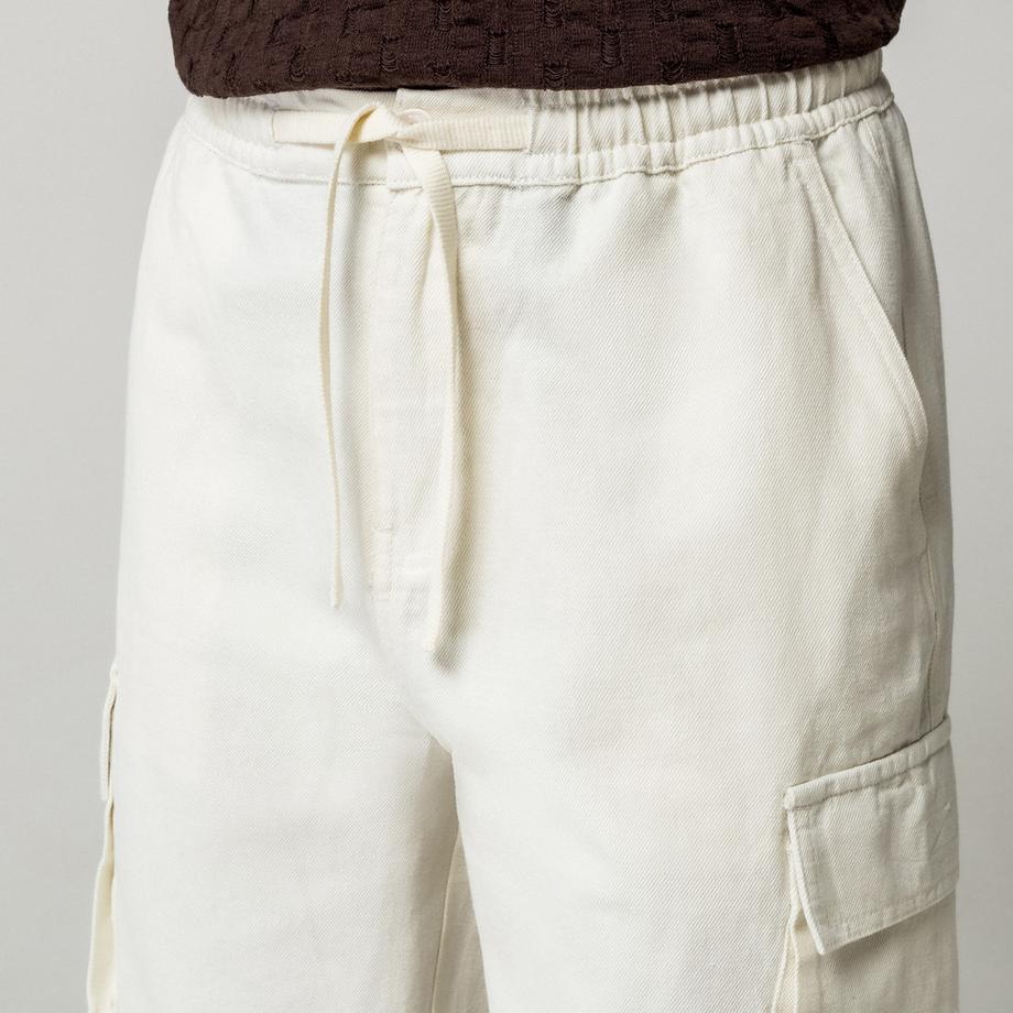 Manor Man Short Cargo con Coulisse in Vita  