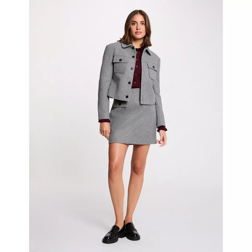 Morgan - Jacke, für Damen, Grau Größe 38