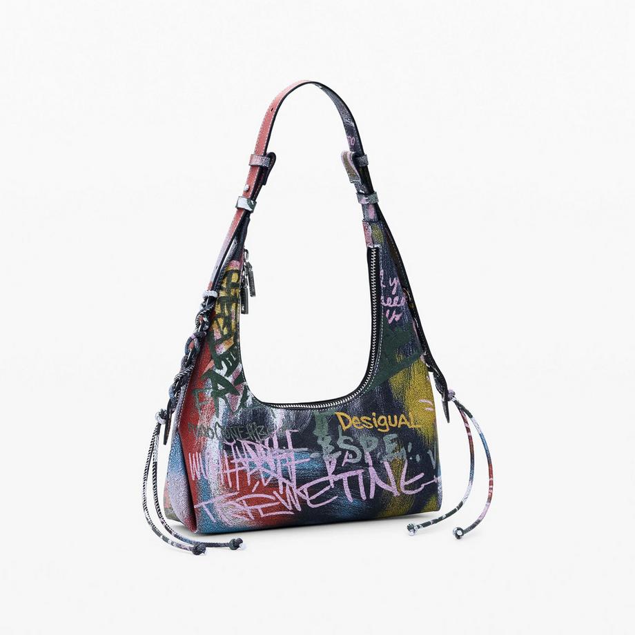 Desigual Borsa a Tracolla Stampa Graffiti  