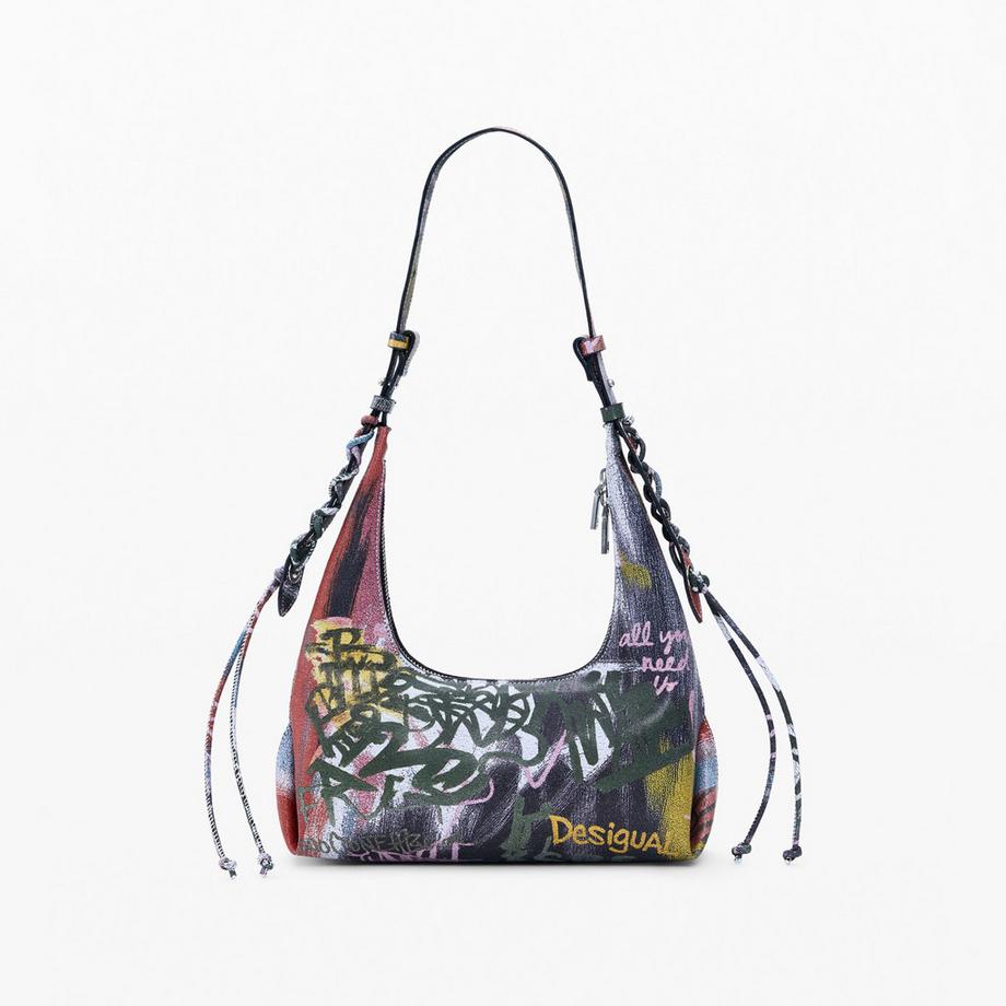 Desigual Borsa a Tracolla Stampa Graffiti  