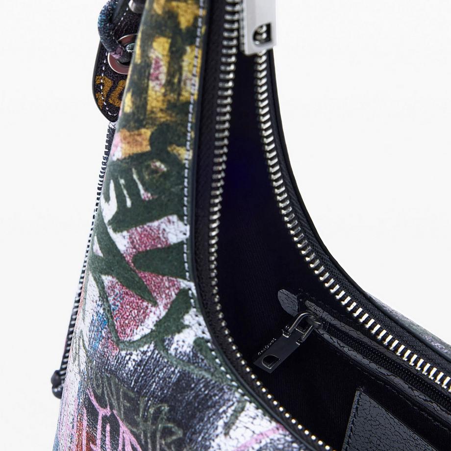 Desigual Borsa a Tracolla Stampa Graffiti  