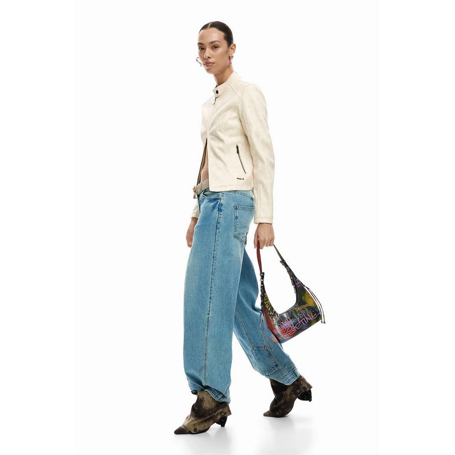 Desigual Borsa a Tracolla Stampa Graffiti  