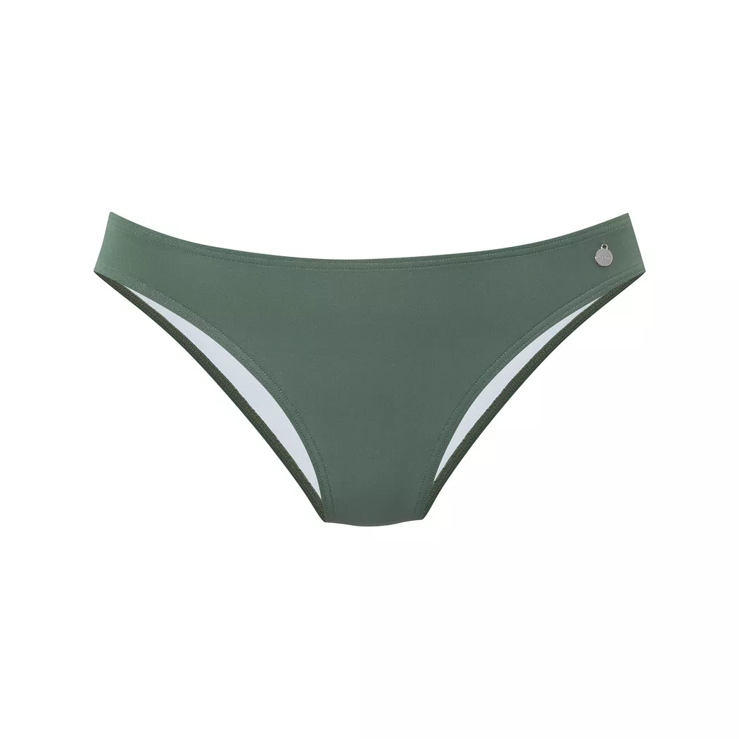 Lascana - Bikini Unterteil, Panty, für Damen, Olivegrün, Größe 40