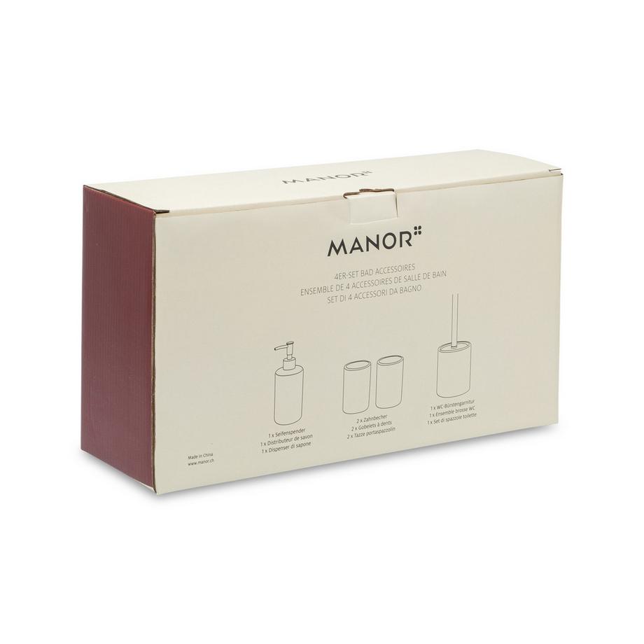 Manor Set di dispenser per sapone Liliane 