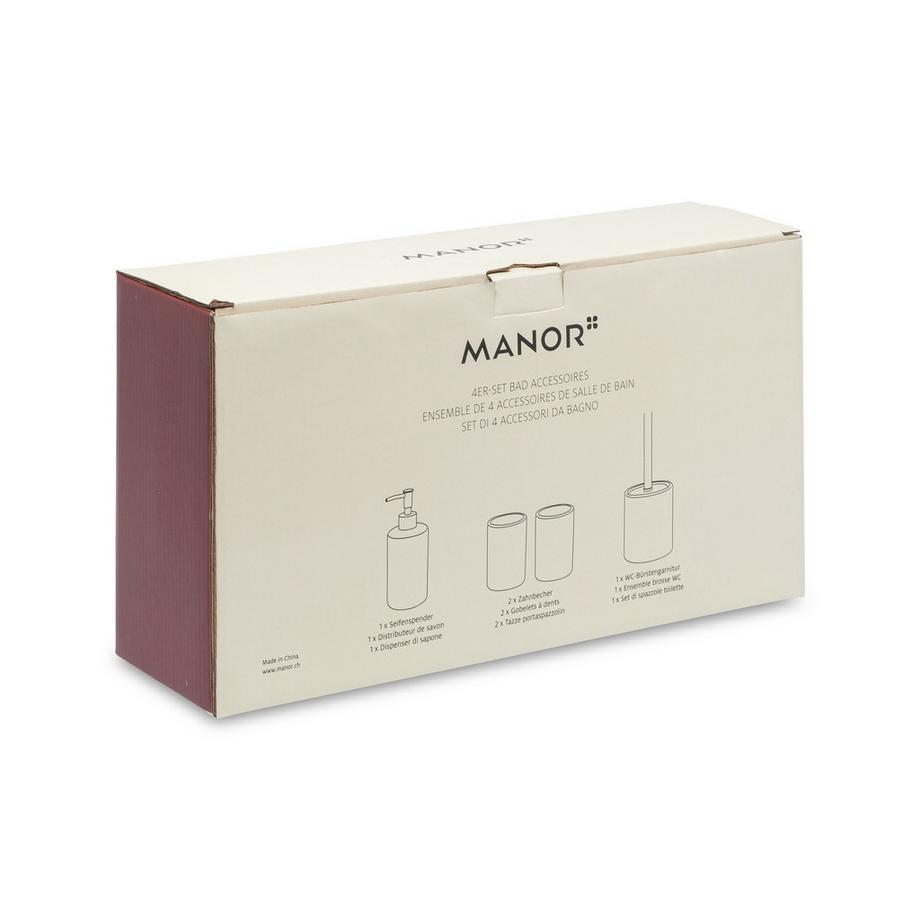 Manor Set di dispenser per sapone Liliane 