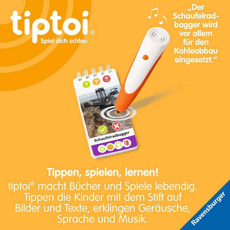 tiptoi  tiptoi® WWW Quiz Spezialfahrzeuge, tedesco 