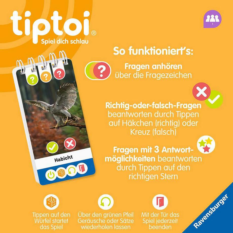 tiptoi  WWW Quiz Vögel, deutsch 