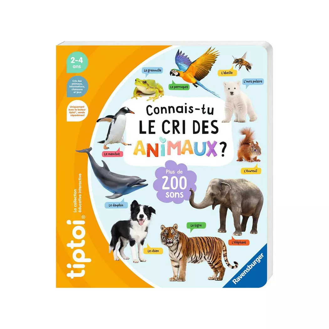 tiptoi - Connais-tu le cri des animaux ?, französisch, Multicolor