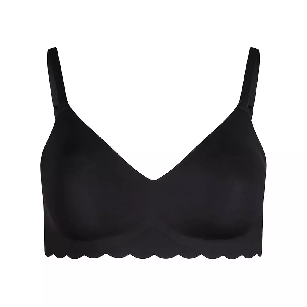Triangel-BH SKINY "Sensation", Damen, Gr. 85, Cup C, schwarz, Obermaterial: 56% Polyamid, 44% Elasthan, unifarben, BHs Triangel-BH
