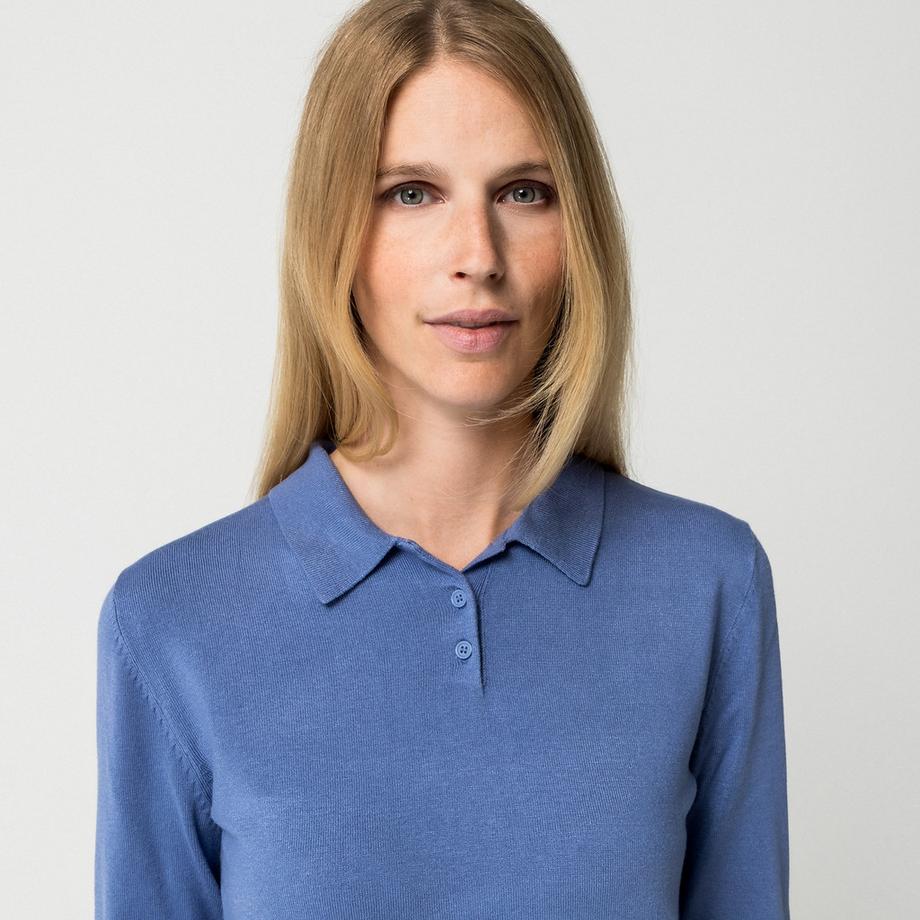 Manor Woman Pull Polo Manches Longues  