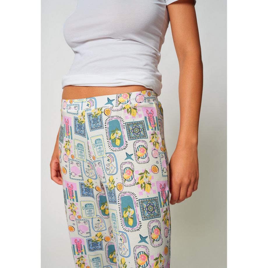Skiny Night In Skiny 03 Pantalon Large Imprimé  