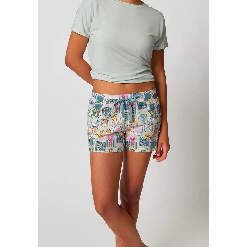 SKINY Pyjamashorts creme   42 damen