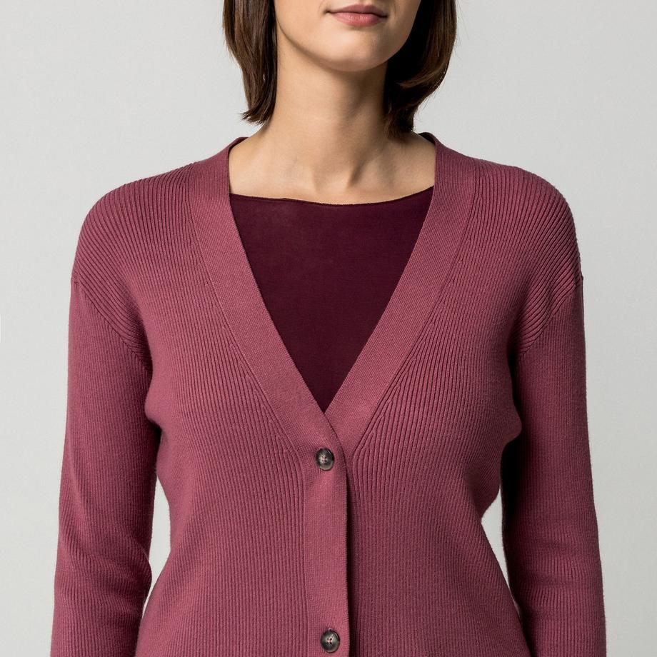 Manor Woman Haut de pyjama cardigan col en V  