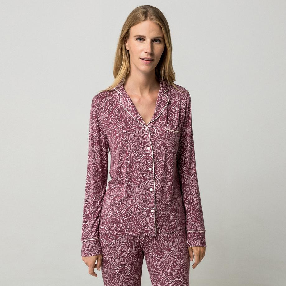 Manor Woman Ensemble de pyjama à manches longues imprimé paisley  