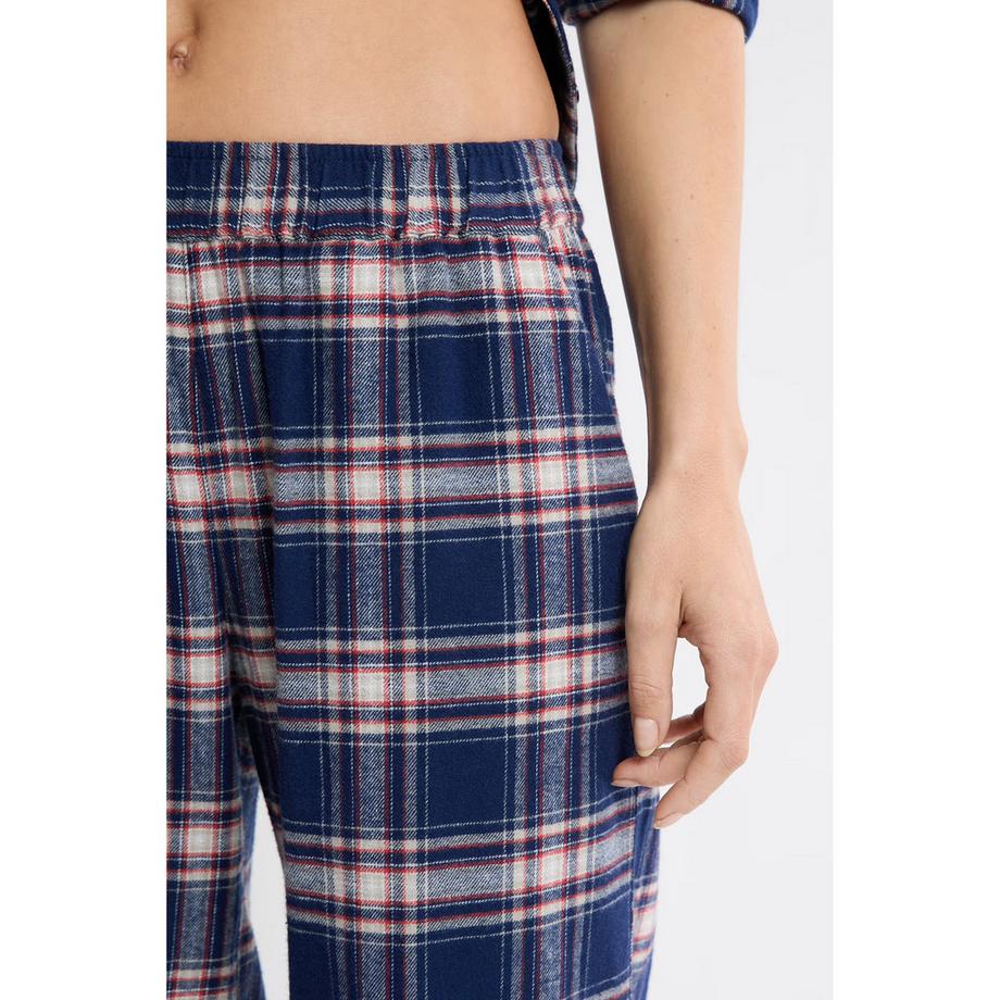 Etam Karierte Pyjamahose  