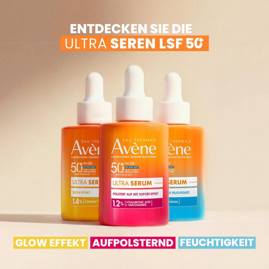 Avene  Ultra Serum SPF50+ Hydrate durablement 
