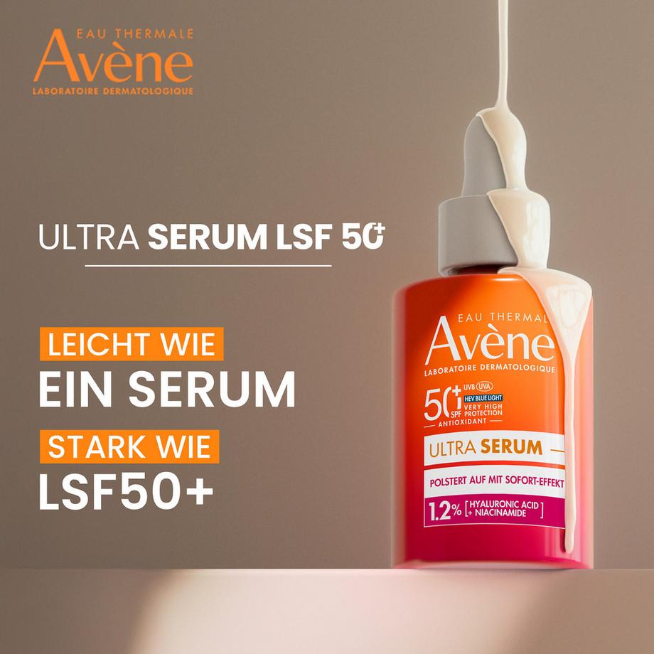 Avene  Ultra Serum SPF50+ Repulpe instantanément 