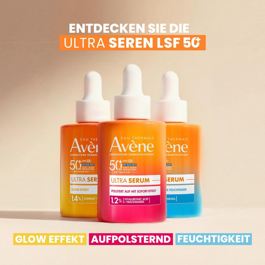 Avene  Ultra Serum SPF50+ Repulpe instantanément 