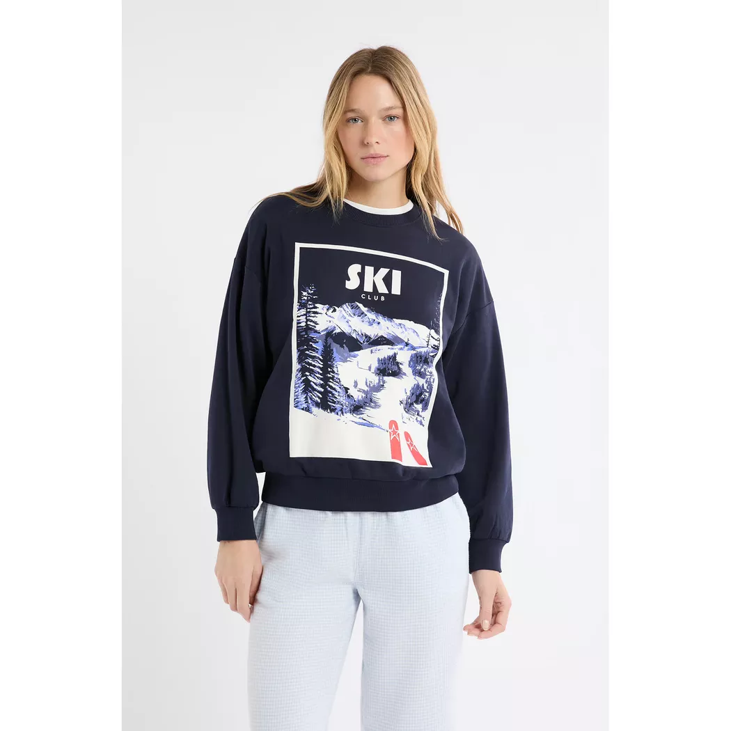 Etam - Sweatshirt, für Damen, Marine, Größe XS
