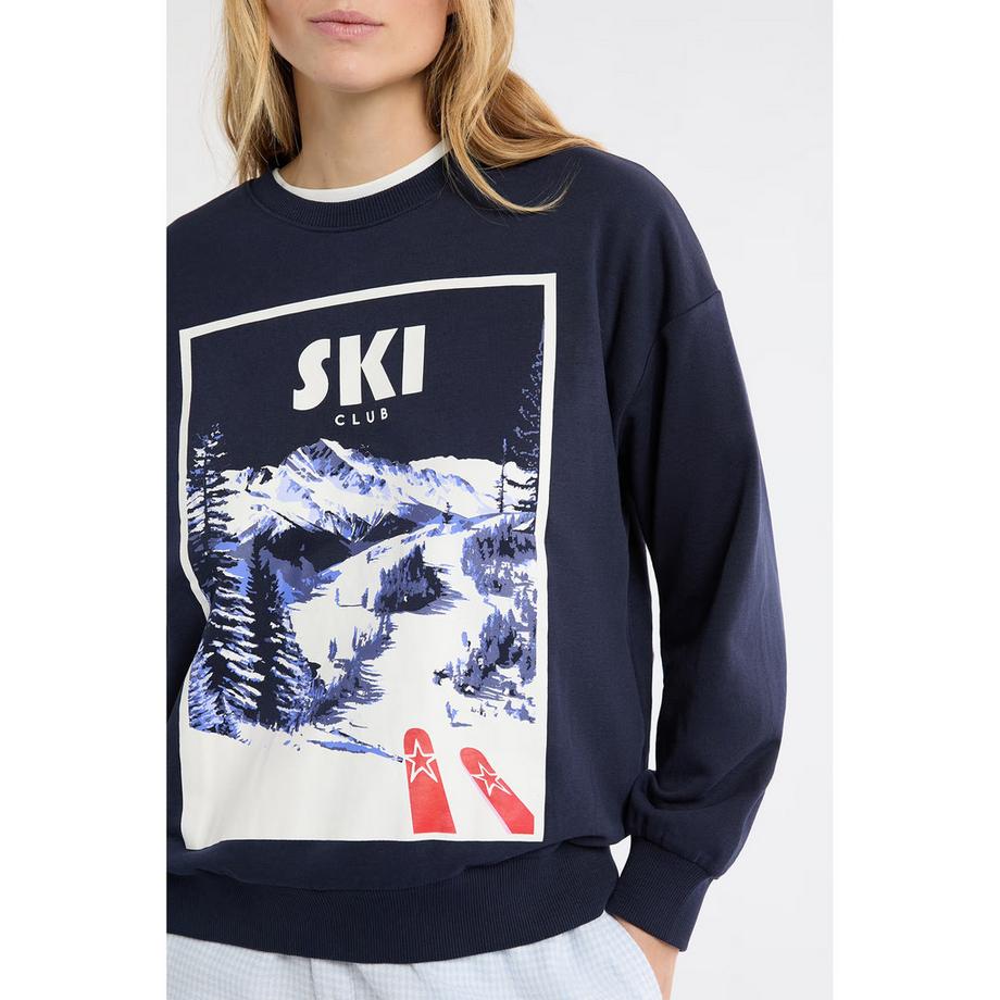 Etam Sweatshirt Ski Club Print  