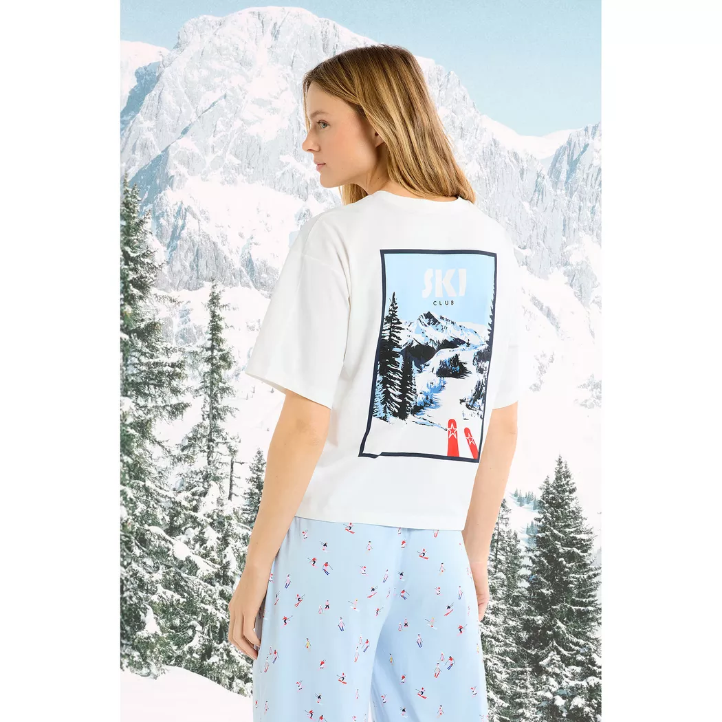 Etam - T-Shirt, für Damen, Ecru, Größe M
