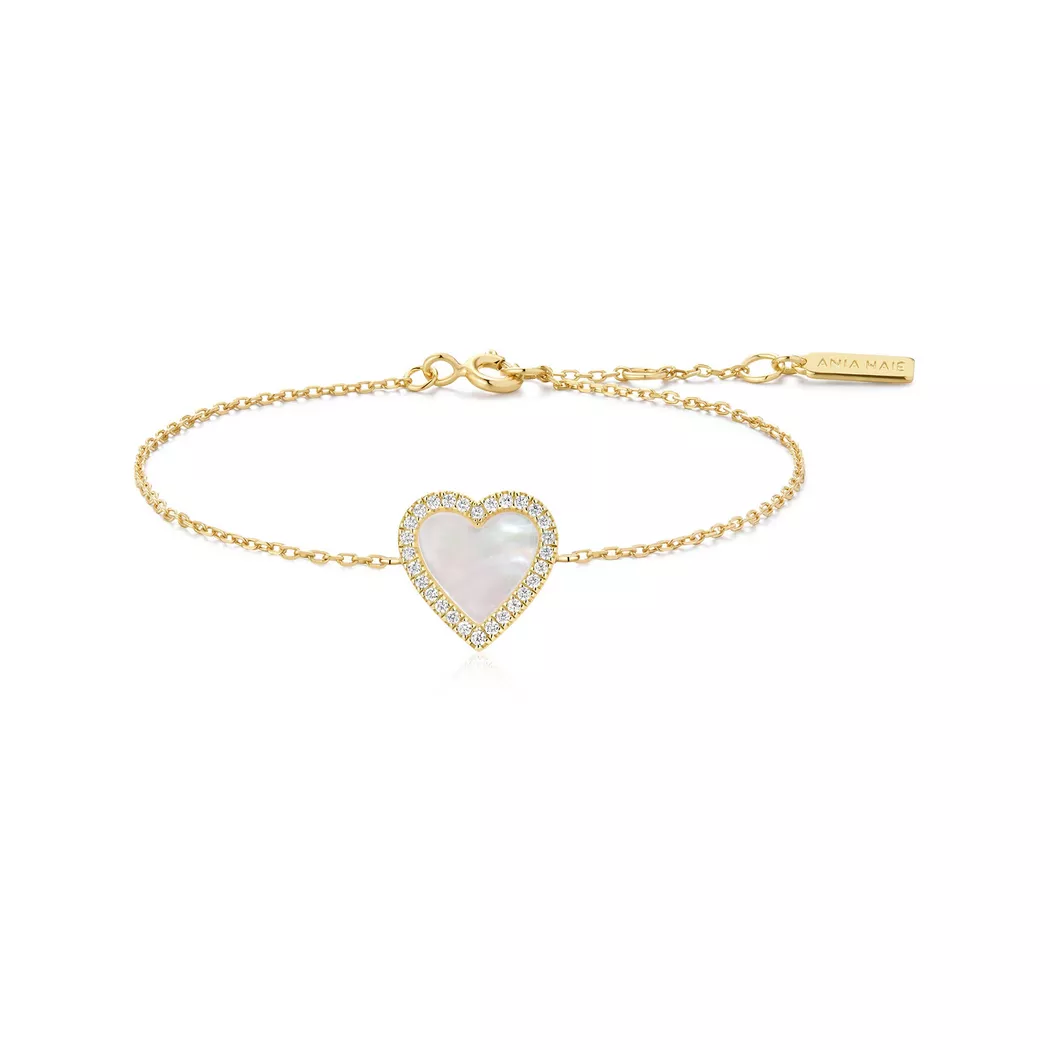 ANIA HAIE - Armband, Heart Xpress, 18.5CM, Goldfarben