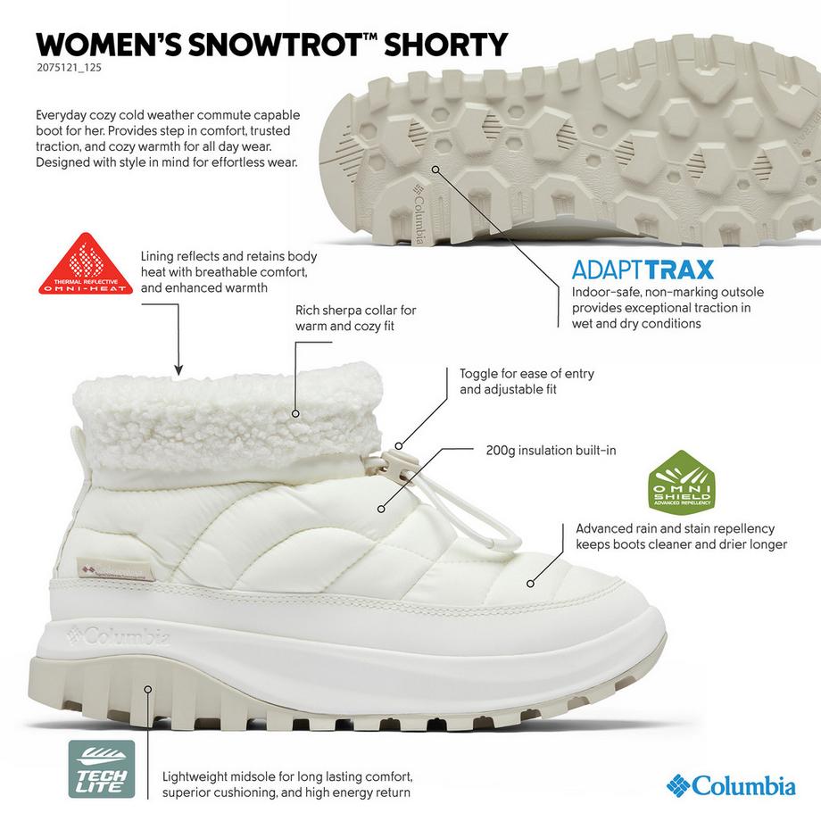 Columbia Snowtrot Shorty Stivali con tacco  
