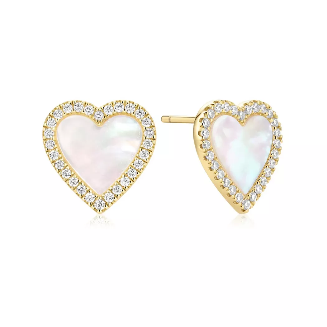 ANIA HAIE - Ohrstecker, Heart Xpress, One Size, Goldfarben