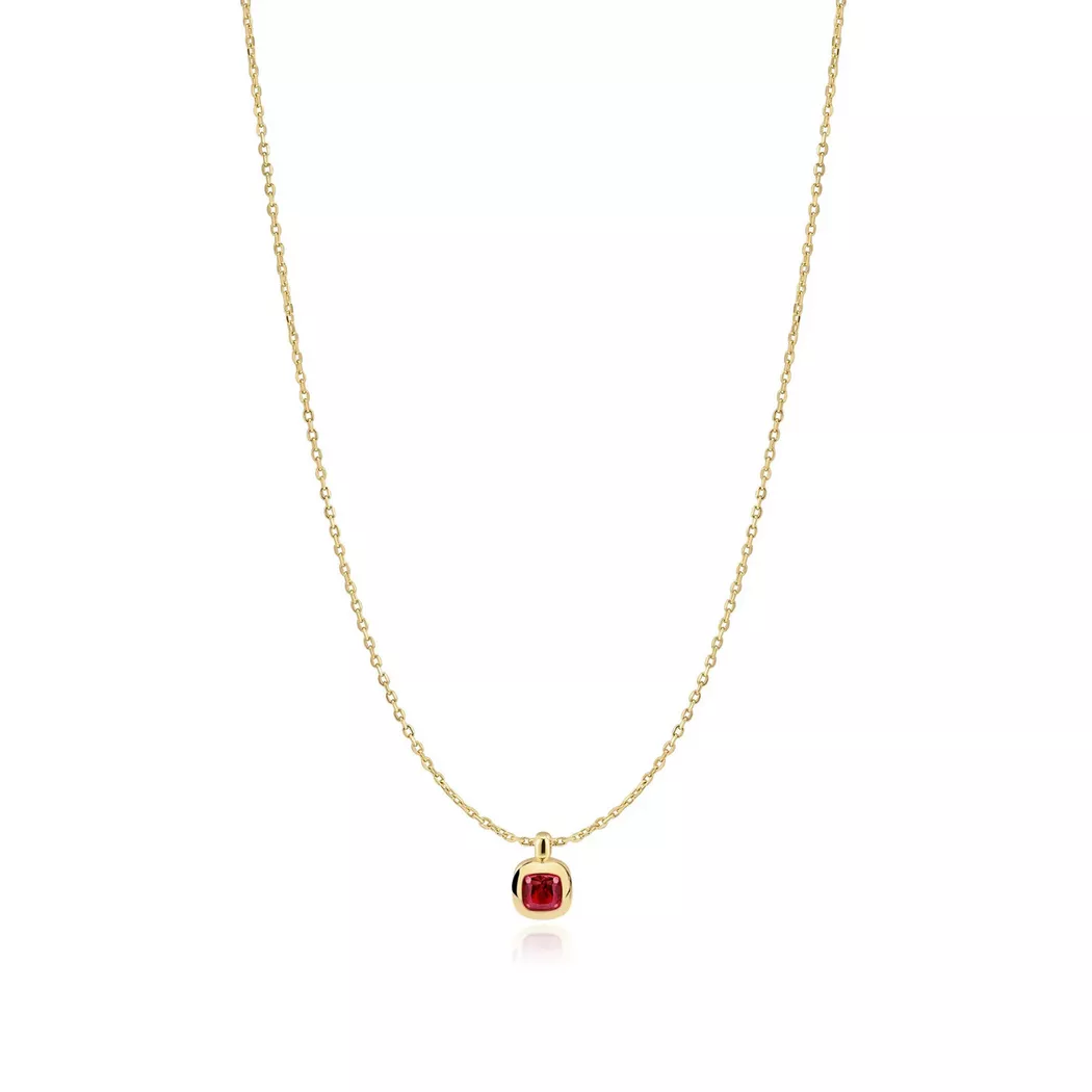 ANIA HAIE - Halskette, Heart Xpress, 45.5CM, Goldfarben