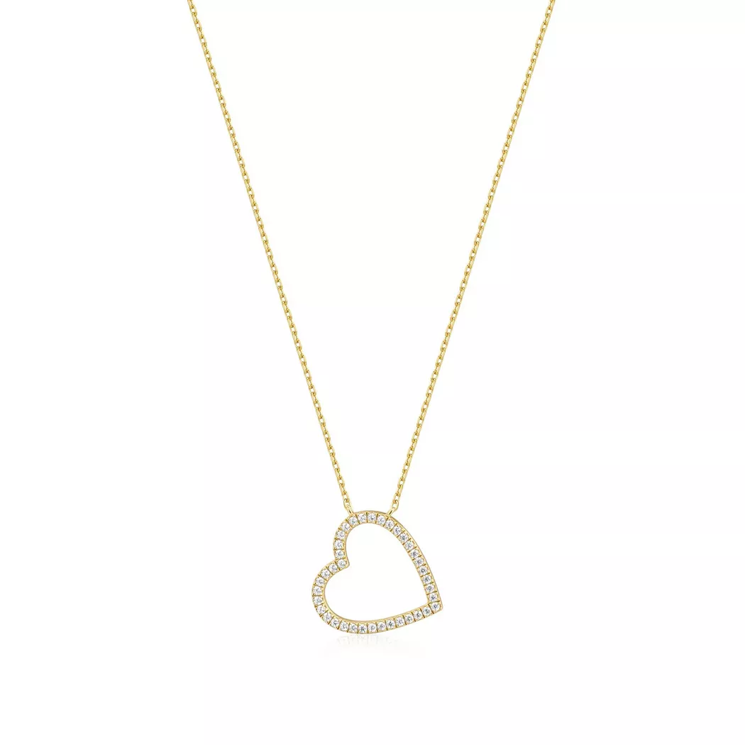 ANIA HAIE - Halskette, Heart Xpress, 45.5CM, Goldfarben 2
