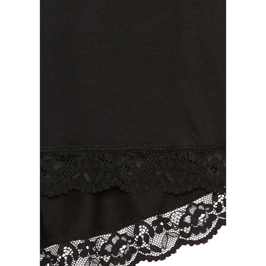 LASCANA Short avec Bordure en Dentelle  