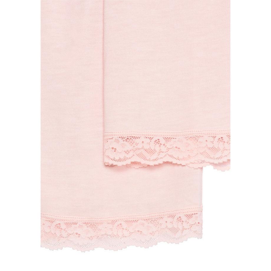 LASCANA Pyjamahose mit Spitzenbesatz  