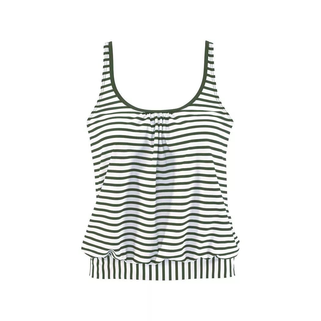 Lascana Haut de tankini femme olive   40