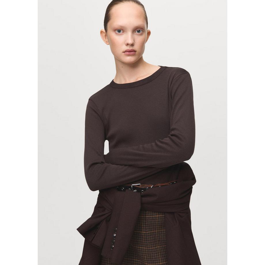 MANGO ENI Langarm T-Shirt  